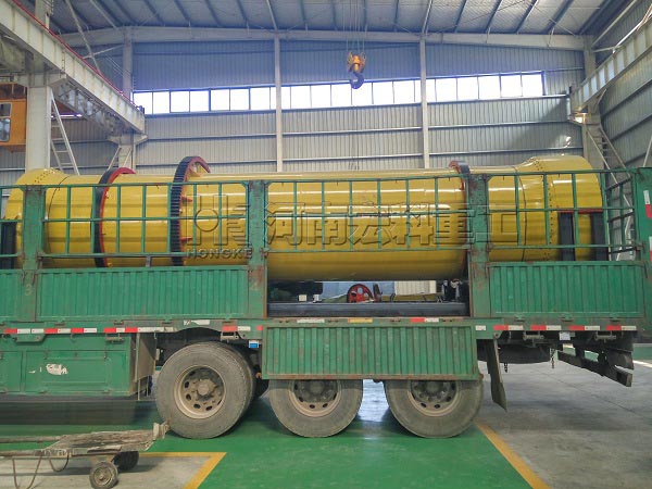 黑龍江綏化的客戶(hù)，您采購(gòu)的雞糞烘干機(jī)已發(fā)出，請(qǐng)查收